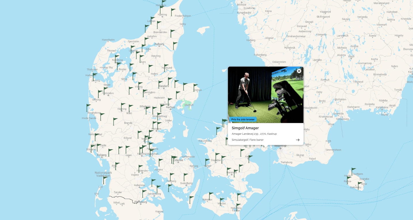 Boogolf har nu 105 steder at booke golf