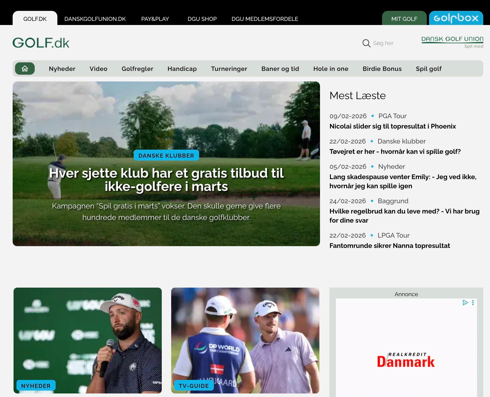 golfdk skriver om spil gratis i marts